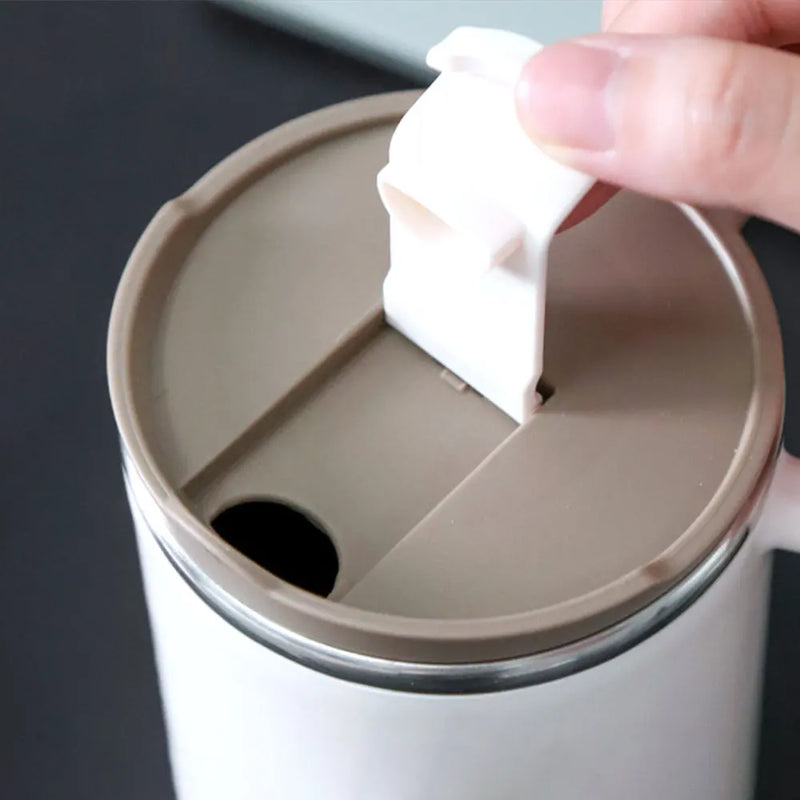 450ML Tea Cup with Infuser Coffee thermo Mug For Office Leakproof Tea Milk Cup Stainless Steel Liner Drinking Cup Drinkware