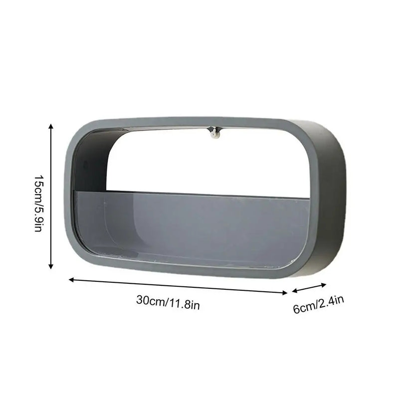 Wall Hanging Planter Rectangle Design Wall-Mounted Flower Pot Simple Stylish Geometric Wall Mounted Air Plants Pot Holder Decor