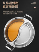 Thickend 304 stainless steel household hot pot induction cooker two-flavor chafing dish soup stew pan stewpan 28-34cm