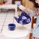 3/5/6pcs 1/12 Dollhouse Miniature Accessories Ceramics Tea Set Model Kitchen Tableware