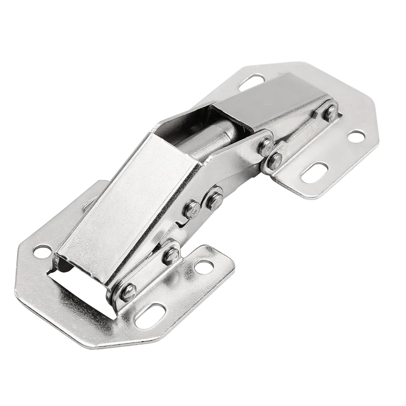 90 Degree Steel Cabinet Hinges 3 Inch Hinge Cabinet No-Drilling HoleHydraulic Buffer Hinge Kitchen Cabinet Cupboard Hinges