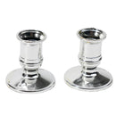 2pcs Taper Candle Holders Candlestick Silver Gold Rod Wax Base Fits Wedding Banquet Art Deco Candle Holder Home Decor