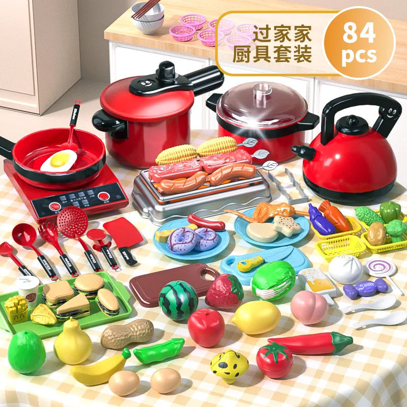 Toy Real Cooking Toy Mini Rice Cooker Pretend Play Toy Kitchen Kids Toys Simulation Cooking Toys Dollhouse Accessories