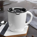 FEIJIAN Stainless Steel Coffee Cup Coffee Mug Thermos Cup Portable Travel Mug With Lifting Rope Leak-Proof Non-Slip 500ml/400ml