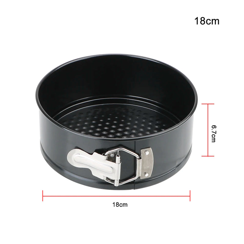 Kitchen Accessories Carbon Steel Cakes Molds Round Cake Pan Bakeware Non-Stick Metal Bake Mould Removable Bottom