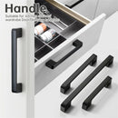 Aluminum Gold Furniture Handle Solid Cabinet Pulls Drawer Knobs Kitchen Door Cupboard Handle Pulls Modern Furniture Hardware