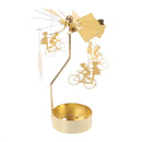 Romantic Candlestick Rotating Spinning  Tea Light Candle Holder Home