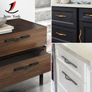 160mm-384mm Aluminum Alloy Gold Brushed Furniture Cabinet Door Handle Wardrobe Cupboard Door Drawer Handle Furniture Hardware