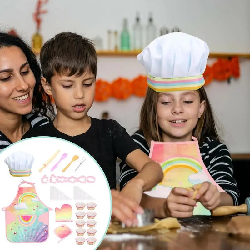Children Cooking Set Kids Cooking and Baking Set Pretend Kitchen Tools for Toddler 3 Kids Cooking Sets Toddler Toys Kitchen Set