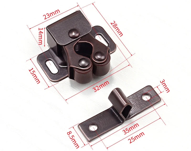 Magnet Cabinet Catches Door Stop Closer Stoppers Damper Buffer for Wardrobe Hardware Furniture Fittings Accessories Drawers