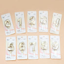 1Pc New 0-9 Number Birthday Candles Extended Big 3D Design Cake Candle Topper Decoration For Birthday Anniversary Celebration