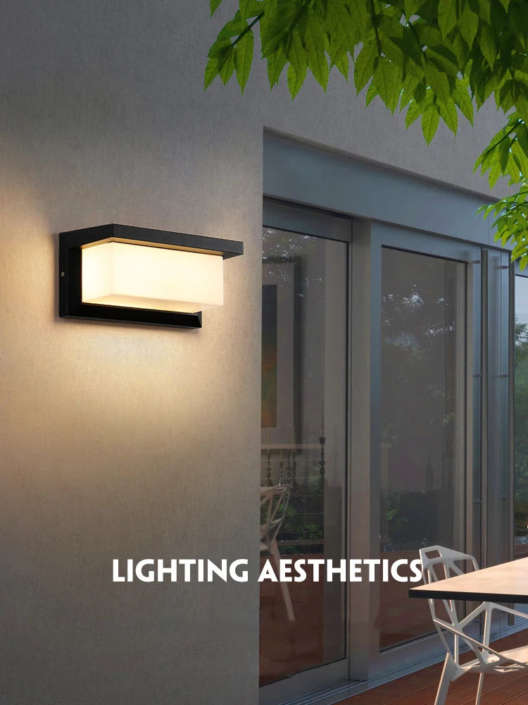 Outdoor Led Wall Light Waterproof IP65 PIR Motion Sensor Outdoor Lighting Porch Lights Balcony Garden Lights Outdoor Wall Lamp