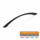 Curved Handles Wardrobe Cabinet Pull Handles Drawer Knobs Zinc Alloy Cupboard Door Handle Furniture Fitting Home Hardware