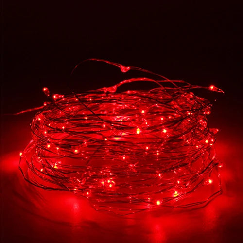 1M 2M 3M 5M LED Copper Wire String Lights Fairy Light Outdoor Garland Wedding Light for Home Christmas Garden Holiday Decoration
