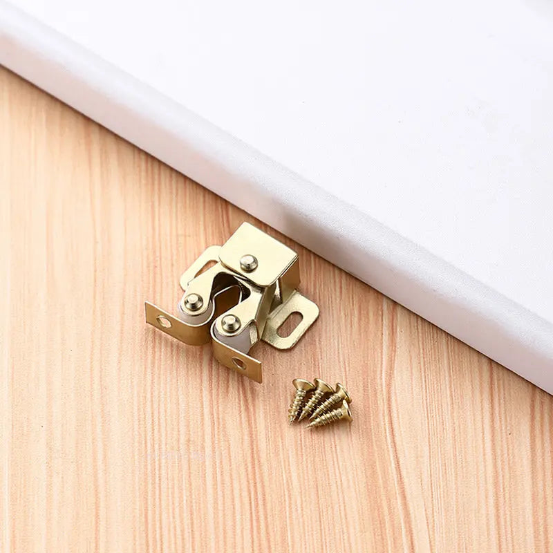 4pcs Push Open Catch Door Latch Kitchen Cabinet Touch Release Drawer Cupboard Lock Latches Bolts Self Locking Door Suction Home