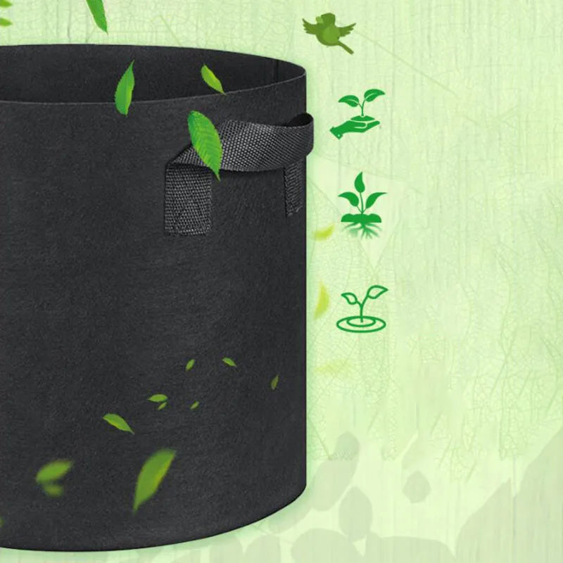 1/5/10gal fabric potato plant flower Pots Grow Bags flowr Flowerpot fruit plante tools garden growing Vegetable veg Planting