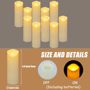 10-160Pcs Flickering Wedding Decor Candles Birthday Flameless Candle Concert LED Candles Battery Operated Electronic Candles