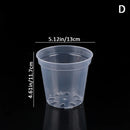 Home Garden Round Planter Pot Orchid Nursery Container Planter Container Transparent Orchid Container Round Starting Pot