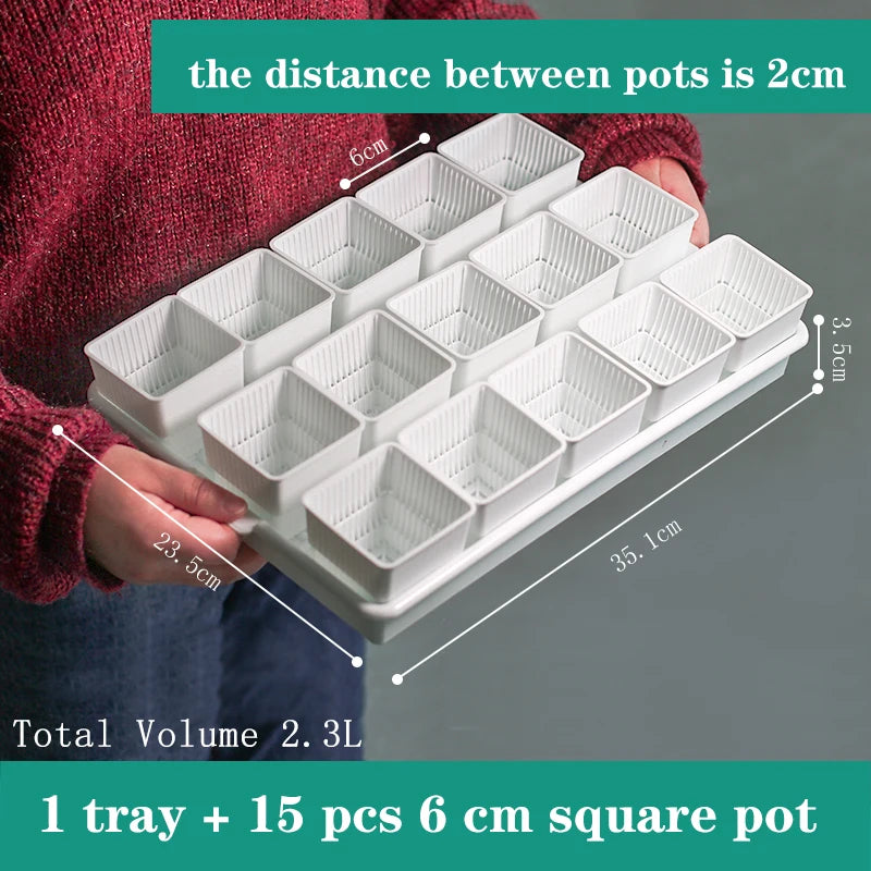 Meshpot Succulent Pot Set Cactus Pot Planter Good Air System Breathable Beyond Ceramic Planter Plastic Windowsill Flower Pot