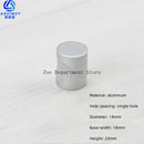 Space Aluminum Single Hole Handle Modern Wardrobe Drawer Round Knob Silver/black/gold Kitchen Cabinet Furniture Small Handle