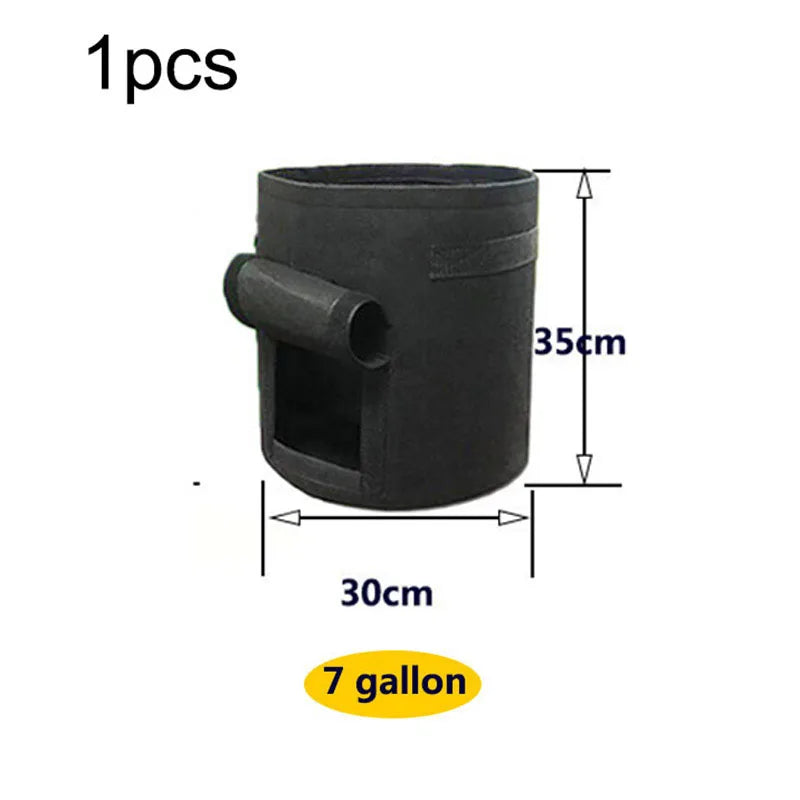 1/5/10gal fabric potato plant flower Pots Grow Bags flowr Flowerpot fruit plante tools garden growing Vegetable veg Planting