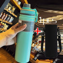 530ML/750ML Thermos Water Bottle Large capacity Stainless Steel Vacuum Flask Mug Portable Outdoor Thermal Mug Sports Drinks Cup