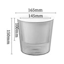 Clear Self Watering Planters Pots Automatic Water Absorption Potted Flowerpot Suitable For Living Room Plants Flowers Supplies