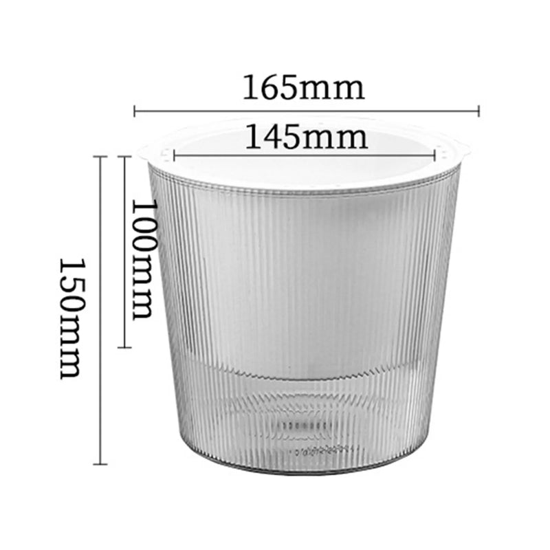 Clear Self Watering Planters Pots Automatic Water Absorption Potted Flowerpot Suitable For Living Room Plants Flowers Supplies