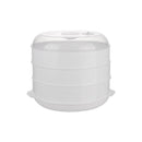 Microwave Steamer Kitchen Hot Buns Dumplings with Lid Household Multifunctional Steamer