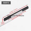 Fashion Black Hidden Cabinet Handles Aluminum Alloy Kitchen Handles Cupboard Pulls Drawer Knobs Furniture Room Door Hardware