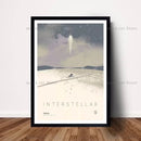 Sci-fi movie interstellar movie poster canvas painting universe planet wall art picture modern room home decoration