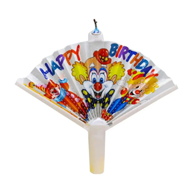 Birthday Cake Candle Creative Fan Candle Happy Birthday Surprise Candles Funny Wishing Candle Birthday Cake Candle Decor