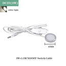 Ultrathin 8mm USB DC5V 3W 10W Dimmable Spotlight Surface Mounted Mini LED Circular Simple Ceiling Light Exhibition Cabinet Lamp