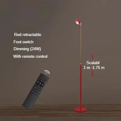 Nordic Floor Lamps Luxury Reading Vertical Bedside Atmosphere Designer Light Lamp Modern Aesthetic Indoor Lighting Decorative