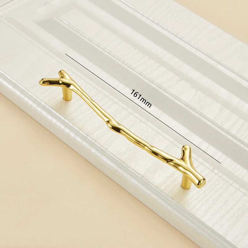 Vintage Tree Branch Furniture Handle Zinc Alloy Kitchen Cabinet Drawer Knob Wardrobe Cupboard Closet Door Pull Hardware Black