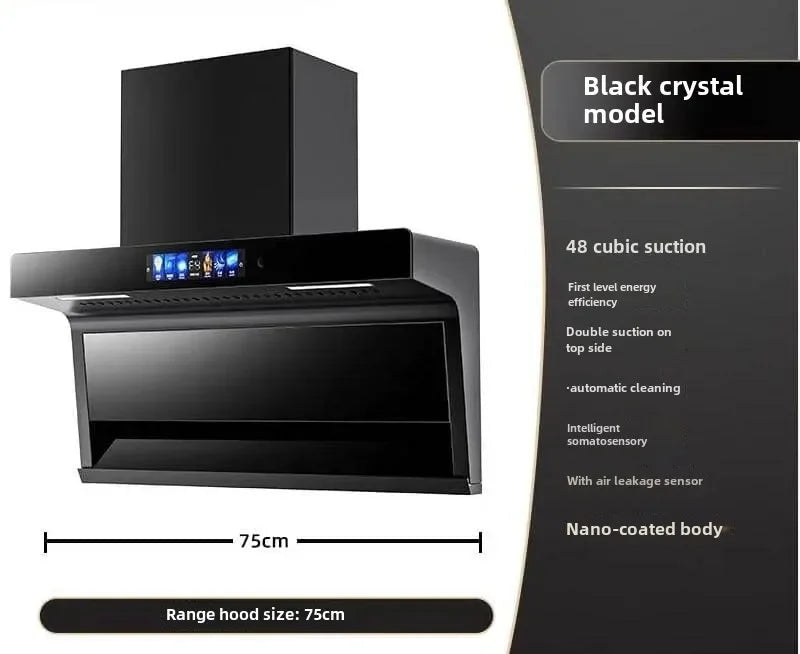 Kitchens Hoods Extractor, Domestic Electric Top Suction Cooker Hood, Intelligent Gesture Control, Wall Mounted Lower Noise