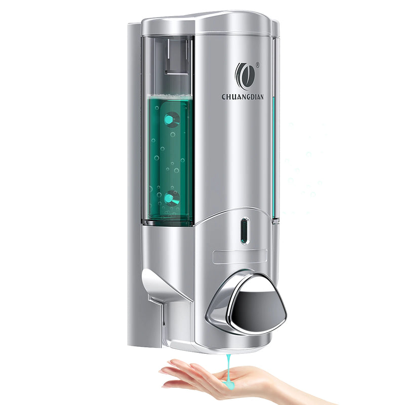 Wall Soap Liquid Dispenser No Drill Bathroom Shampoo and Conditioner Bottle Kitchen Dish Soap Detergent Container 1/2/3*200ML