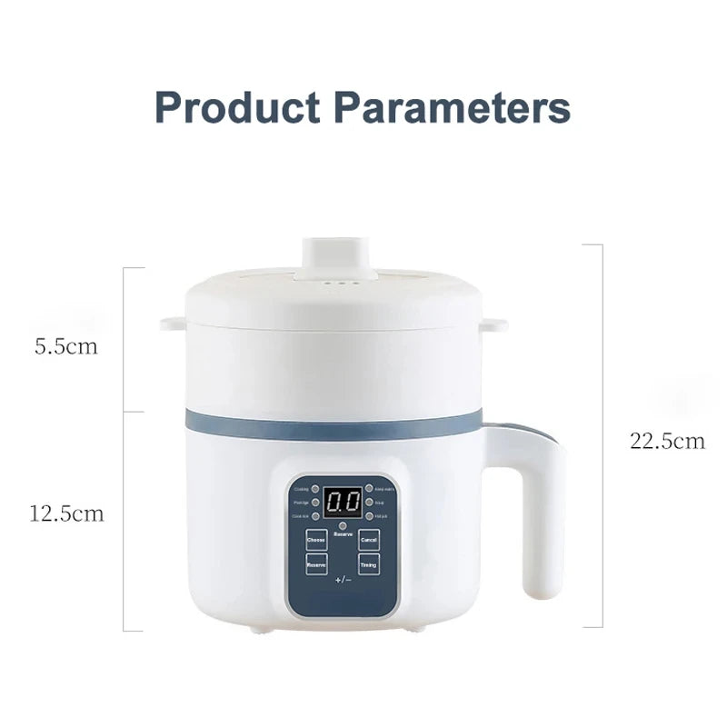 Mini  Rice Cooker Household Multicooker Steamer Single/Double Layer Rice Cooker Auto Rice Cooker Appliances  Kitchen