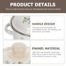 3 Pcs Cooking Utensils Enamel Pot Cooker Pots Deep Stockpot Soup Chinese Stew with Handle