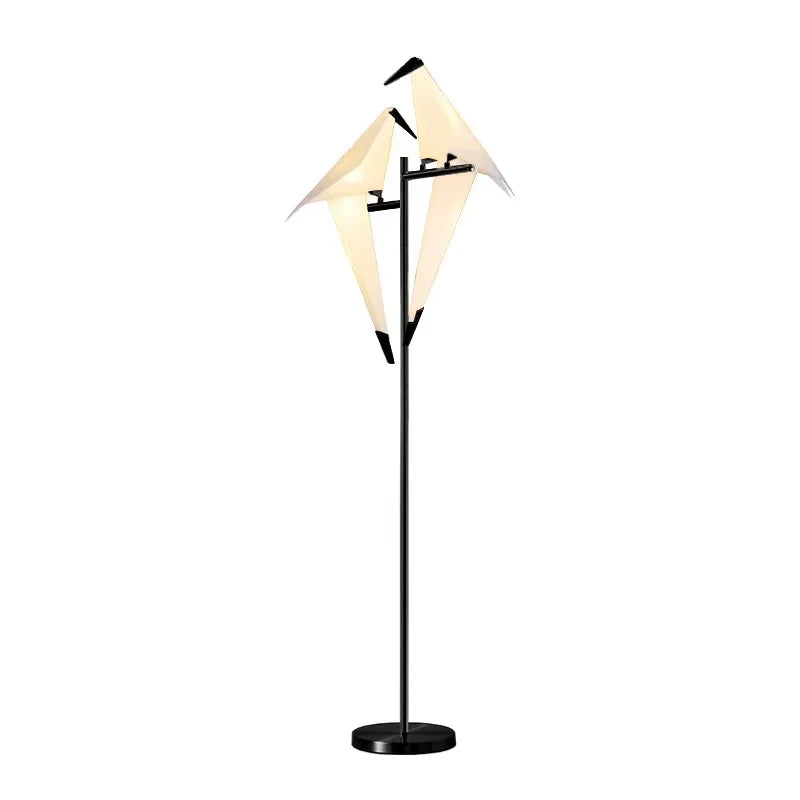 Perch Light Floor Lamp Led Designer gold Origami Bird Standing Lamps for Living Room creative Art Deco safaside corner Lamp