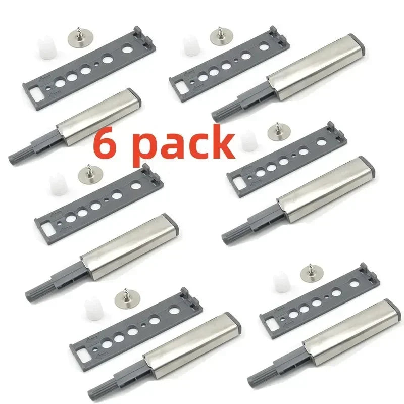 1/3/6 Packs Push To Open Cabinet Hardware Magnetic Push Latches for Cabinets Door Release Touch Latch with Magnet for Furniture