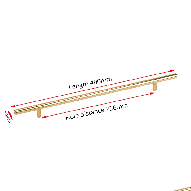 Stainless Steel Straight Cupboard Handles Knobs Brushed Black Gold Kitchen Door Handles Cabinet Pull Furniture Handle