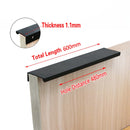 Cabinet Pulls Drawer Knobs  Black Silver Orange Gold Hidden  Handles Stainless Steel  Kitchen Cupboard Furniture Hardware