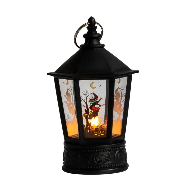 Halloween Led Candle Light Vintage Witch Castle Pumpkin Ghost Hanging LED Lantern Lamp Haloween Party Festival Props Night Light
