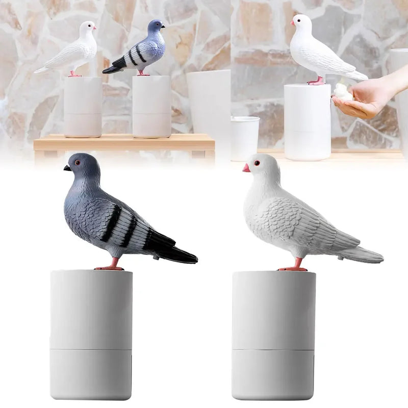 Automatic Foaming Soap Dispenser Touchless Cute Pigeon Foam Soap Dispenser for Restaurant Bathroom Home Household Use Kitchen