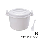 Microwave Rice Cooker Steamer Pot Pastamaker Microwave Veggie Cookware Cooking Soup Pressure Pots Bowl Micro Vegetable Container