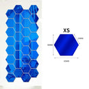 Wholesale Acrylic Hexagon Mirror Wall Stickers Self Adhesive Solid Paster DIY Tile Decals Living Room Art Decoration Ornaments