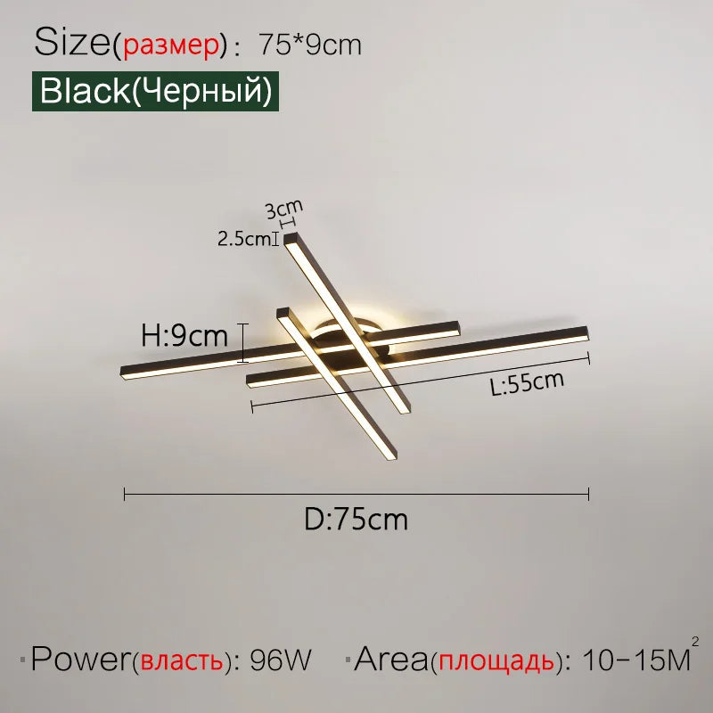 2024 new ceiling lamp Nordic modern LED lamp living room dining room bedroom lights ceiling chandelier