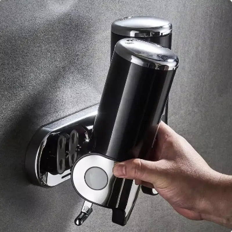 Bathroom Liquid Soap Dispenser Single/double/triple Wall Mount Soap Shampoo Gel Shower Liquid Container for Bathroom Accessories