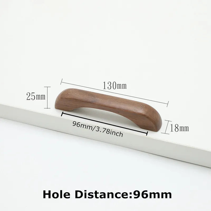 1pc Log Style Kitchen Cabinet Handle Drawer Solid Wood Furniture Wooden Door Drawer Knobs Cupboard Handles for Furniture